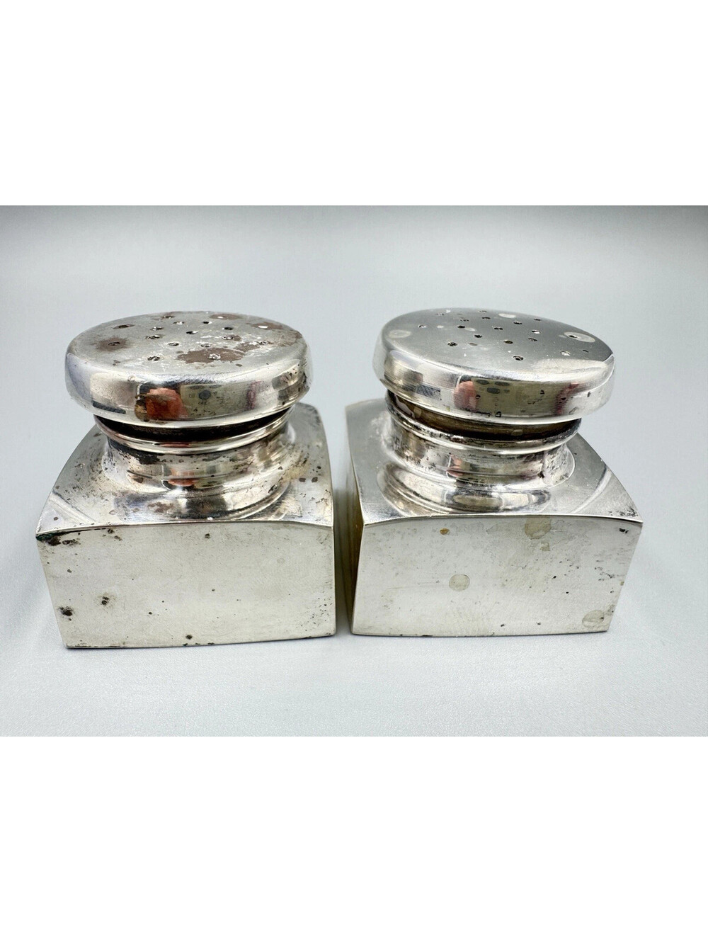 Antique Sterling Silver Salt&Pepper Shaker by Shreve,Crump&Low G.Washington 425